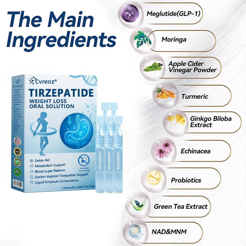 ใLast Day Promotion 66% OFF๐จ๐ปโโ๏ธใ ๐ช๐๐๐๐๐ยฎ GLP-1-Tirzepatide Oral Solution ๐บ๐ธ๐ชvisible effect, no side 7 days effects, suitable for all age groups