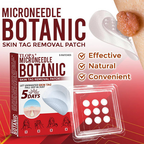 𝐓𝐋𝐎𝐏𝐀® 𝐌𝐢𝐜𝐫𝐨𝐧𝐞𝐞𝐝𝐥𝐞 𝐁𝐨𝐭𝐚𝐧𝐢𝐜 𝐒𝐤𝐢𝐧 𝐓𝐚𝐠 𝐑𝐞𝐦𝐨𝐯𝐚𝐥 𝐏𝐚𝐭𝐜𝐡  🇺🇸（Firming skin care丨wart removal丨no injection required丨effective in 5 days）🍁💖