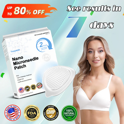 【Last Day Promotion 60% OFF💡】Lmipki® NIDDK-Tirzepatide Nano Microneedle Patch 🇺🇸👩🏻‍⚕️（Zero Pain, 24/7 Release | Lose 20lbs FAST | 90% Sugar Drop | ）