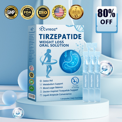 【Last Day Promotion 66% OFF👨🏻‍⚕️】 𝑪𝒗𝒓𝒆𝒐𝒛® GLP-1-Tirzepatide Oral Solution 🇺🇸🏪visible effect, no side 7 days effects, suitable for all age groups